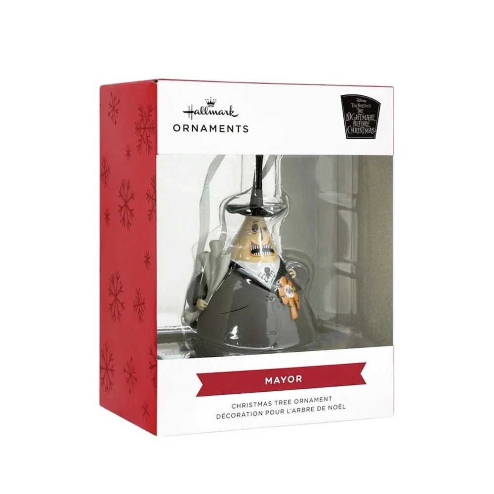 Disney Hallmark Tim Burton's The Nightmare‎ Before Christmas Mayor Ornament NIB